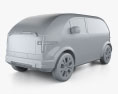 Canoo LDV Cargo Walmart 2024 Modello 3D clay render