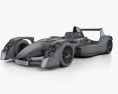 Caparo T1 2012 3Dモデル wire render