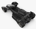 Caparo T1 2012 3D模型 顶视图