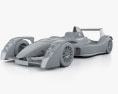 Caparo T1 2012 3D модель clay render