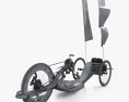 REVOX Carbonbike handcycle 2024 3D-Modell wire render