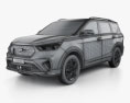 Changan Auchan COS1 2022 3D-Modell wire render