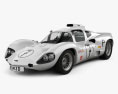 Chaparral 2D レースカー HQインテリアと 1966 3Dモデル