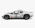 Chaparral 2D Auto da corsa con interni 1966 Modello 3D vista laterale