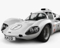 Chaparral 2D レースカー HQインテリアと 1966 3Dモデル