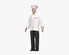 Chef 3D model