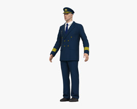 Airline Pilot 3D-Modell
