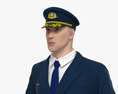Пілот авіакомпанії 3D модель