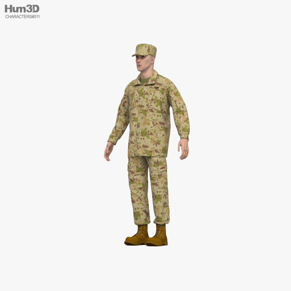 Soldier 3D model