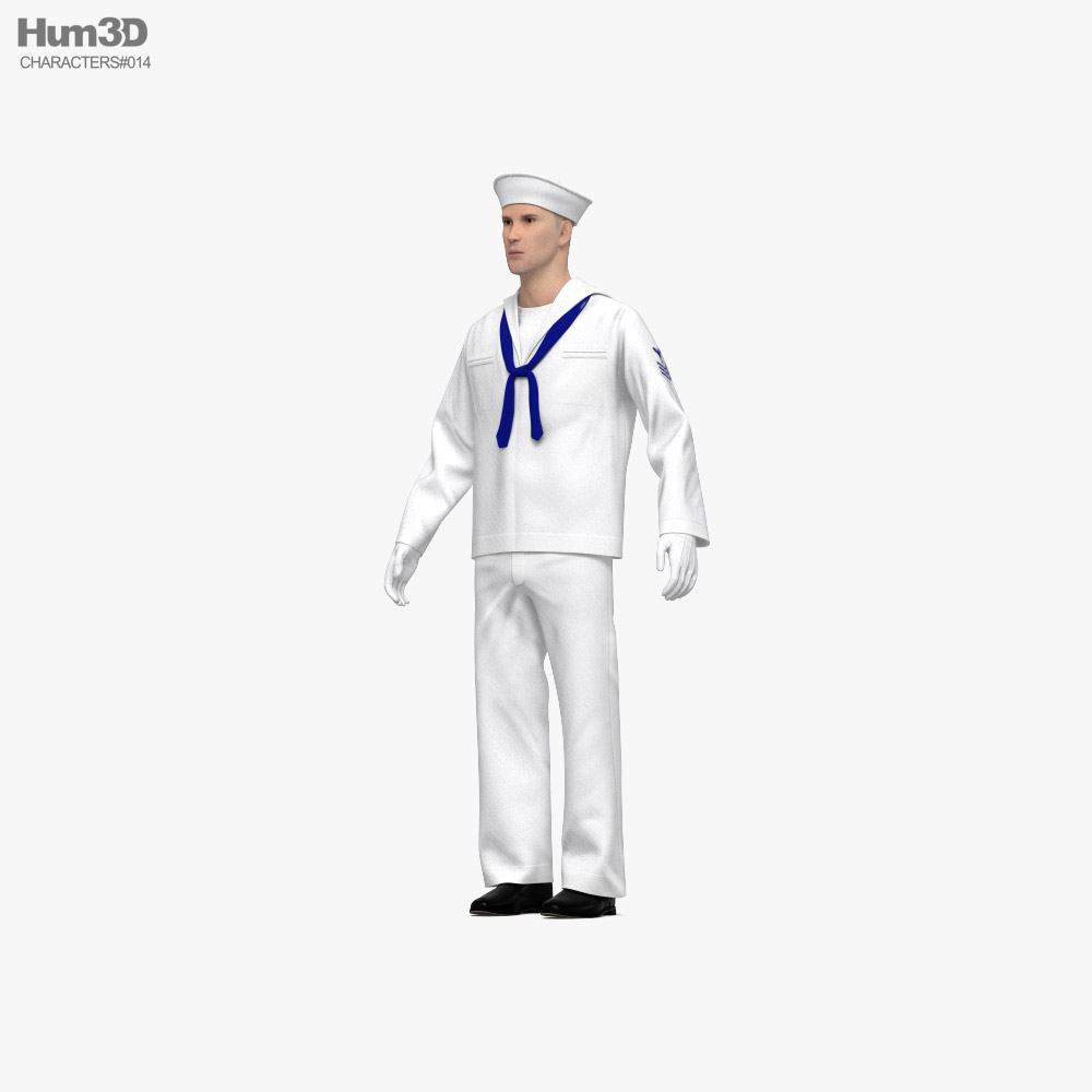 Sailor 3D model
