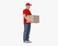 Delivery Man 3d model
