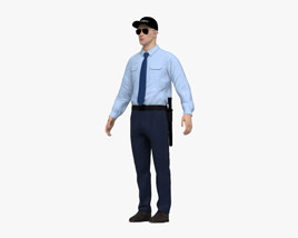 Security Guard 3D model