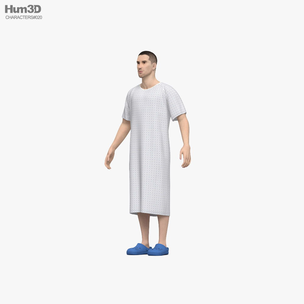 Hospital Patient 3D model
