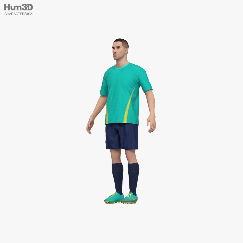 Soccer Player 3D model