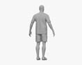 足球运动员 3D模型
