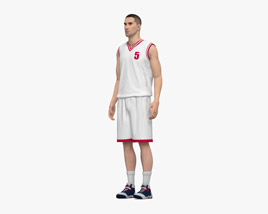 Basketballspieler 3D-Modell