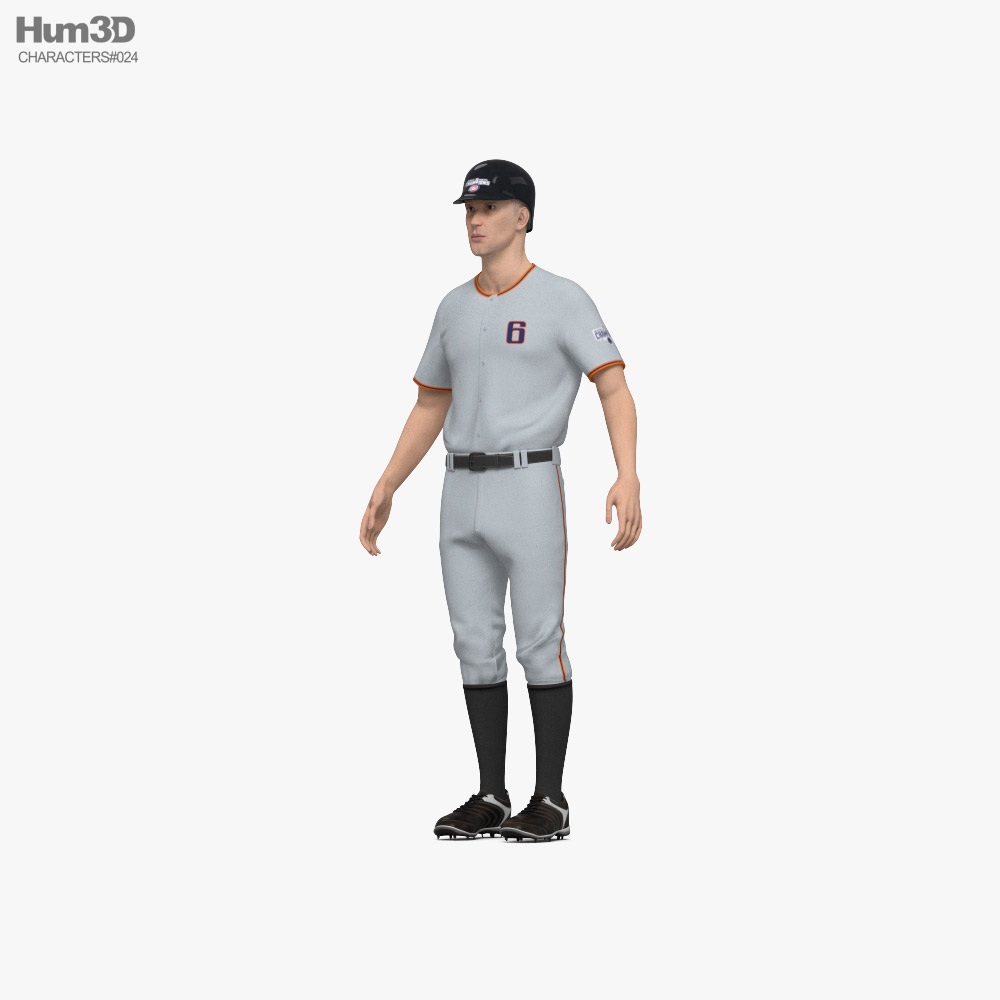 Baseball Player 3D model