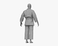 Uniforme de Karate Modelo 3d