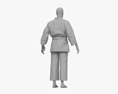 Uniforme de karate Modelo 3D