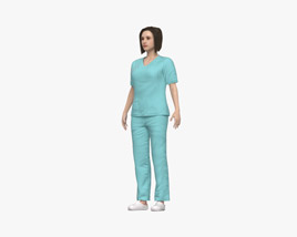 Enfermera Modelo 3D