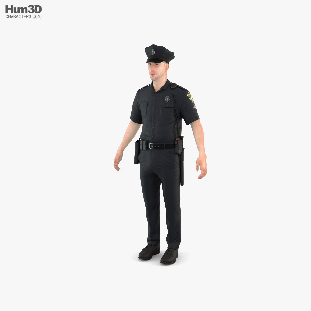 Police Officer 3D model