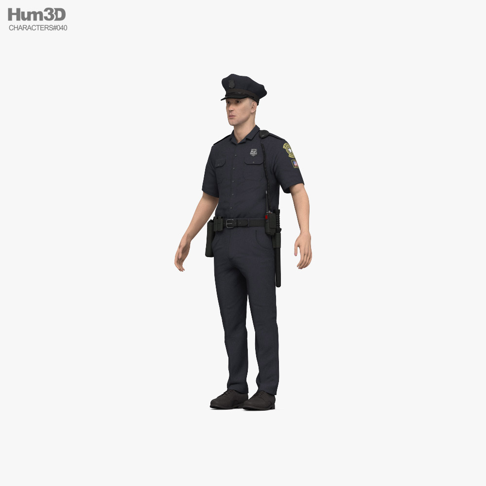 Police Officer 3D model