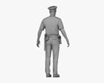 警察官 3Dモデル