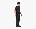 Полицейский 3D модель
