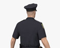 警务人员 3D模型