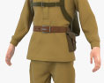 二战苏军士兵 3D模型