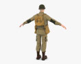 WW2 US Soldier Modèle 3d