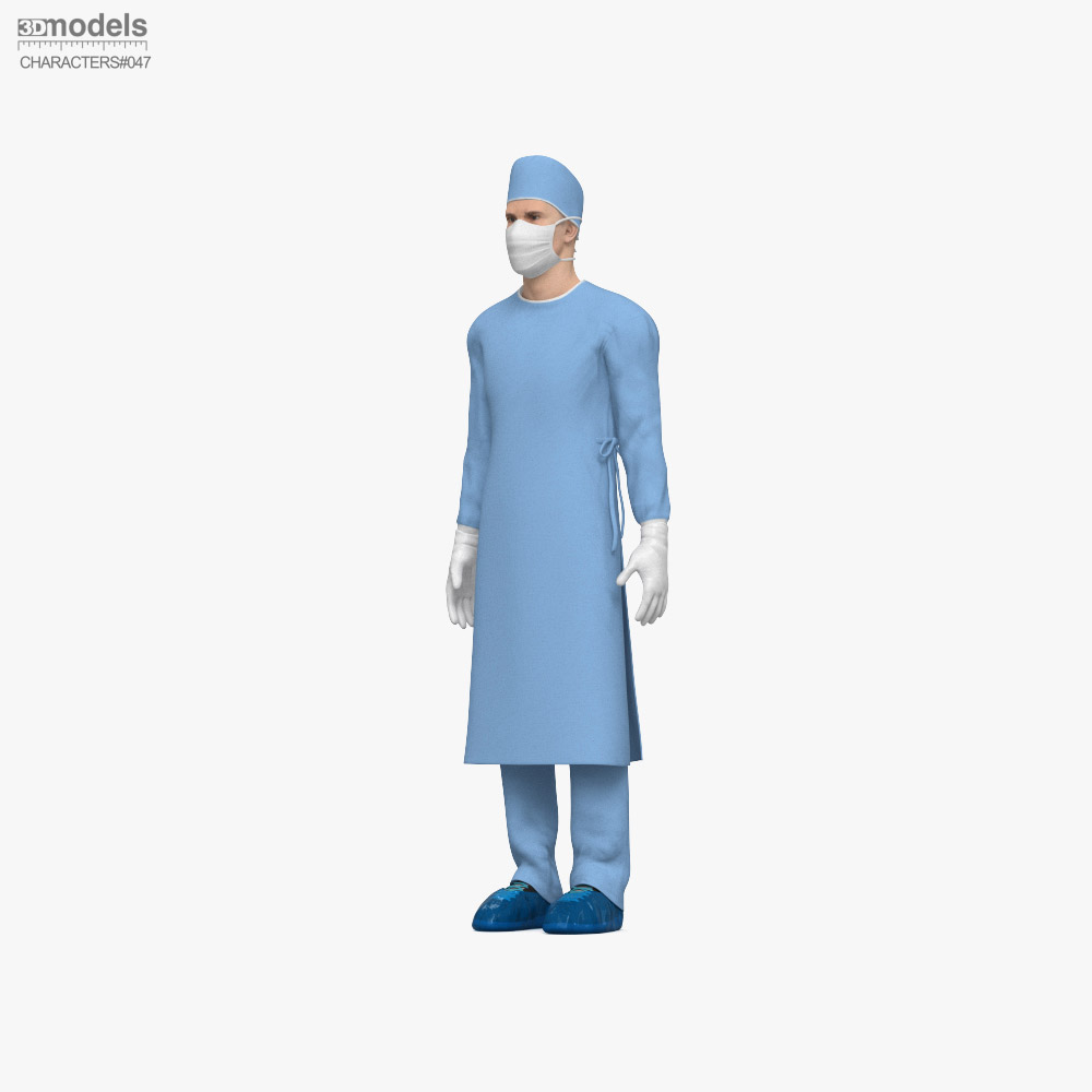 外科医 3Dモデル