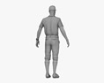 美式足球裁判员 3D模型