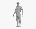 美式足球裁判员 3D模型