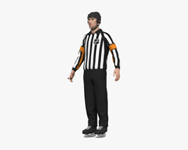 Hockey Referee 3D model