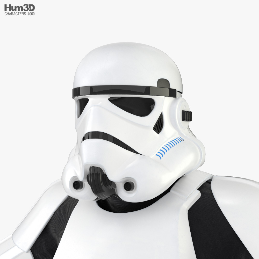 stormtrooper 3d model free blender