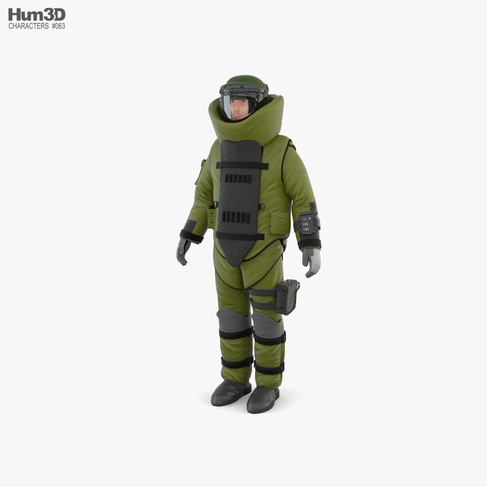 EOD suit 3D model
