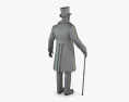 维多利亚时代的男人 3D模型