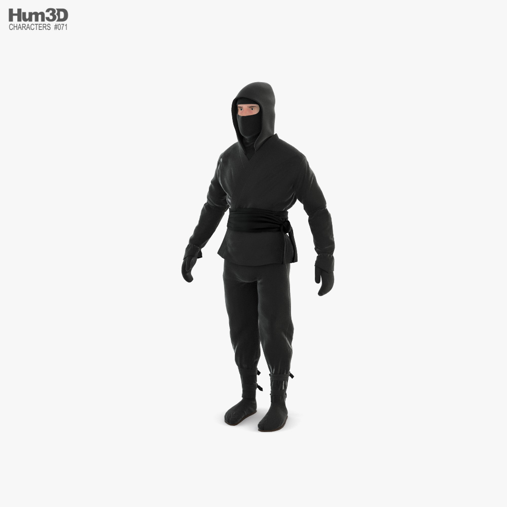 Ninja 3D-Modell