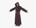 Catholic Monk 3d model