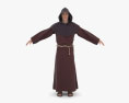 Католицький монах 3D модель