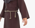 Katholischer Mönch 3D-Modell