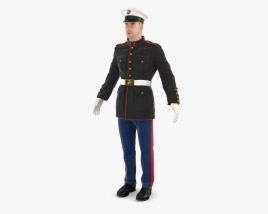 Soldato del Corpo dei Marines degli Stati Uniti Modello 3D