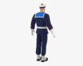 Navy French Soldier 3d model