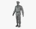 Marine Französischer Soldat 3D-Modell