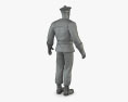 Військово-морський французький солдат 3D модель