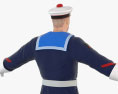 해군 프랑스 군인 3D 모델 