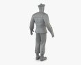 Marine Französischer Soldat 3D-Modell