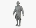 Soldier WWI France 3d model