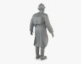 Солдат Первой мировой войны Франция 3D модель